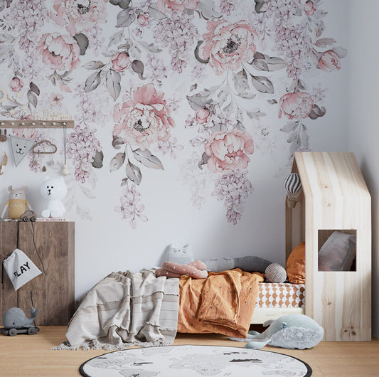 Wallsticker | Pink Peonies Bouquet