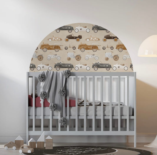 Wallsticker | Arc Retro Cars