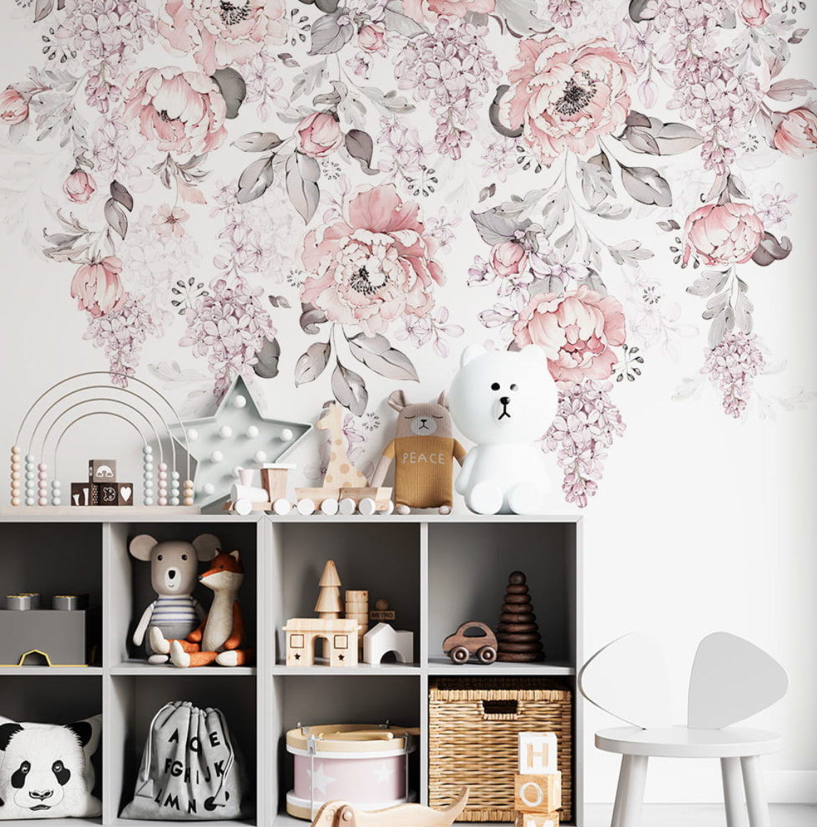 Wallsticker | Pink Peonies Bouquet