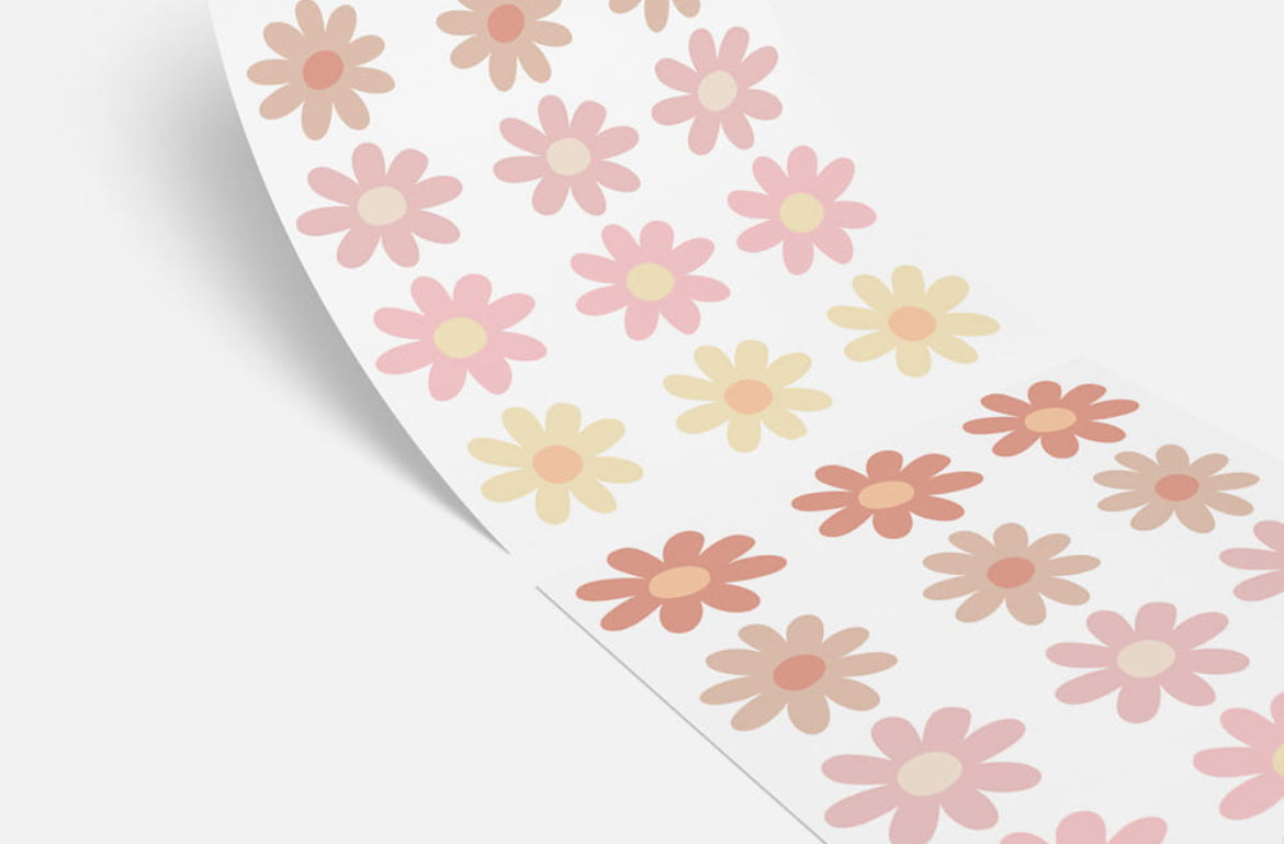 Wallstickers | Daisies Boho