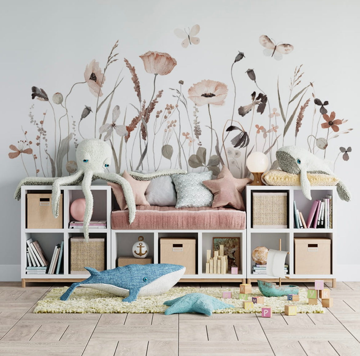 Wallsticker | Poppy Meadow