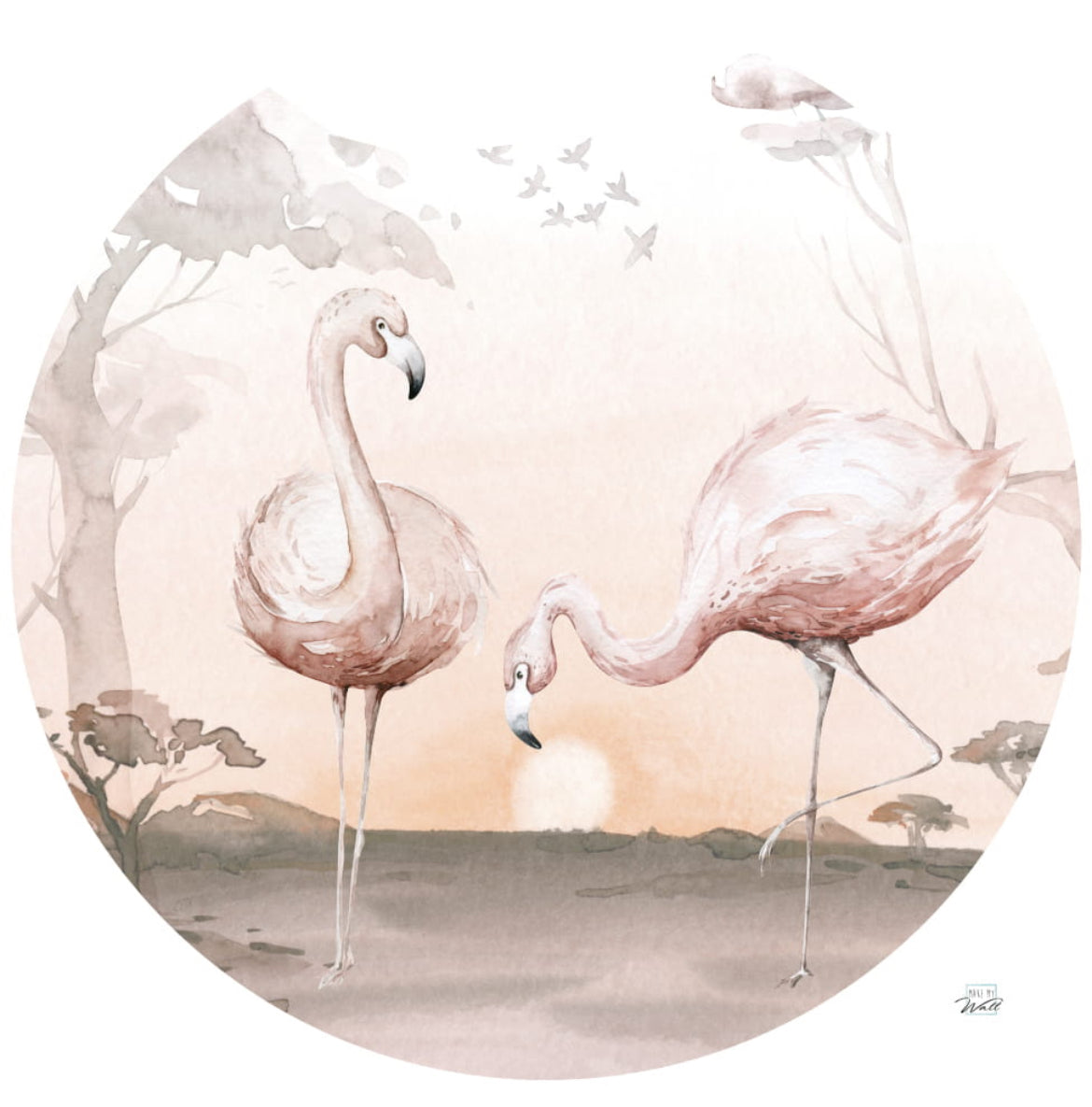 Wallsticker | Flamingos