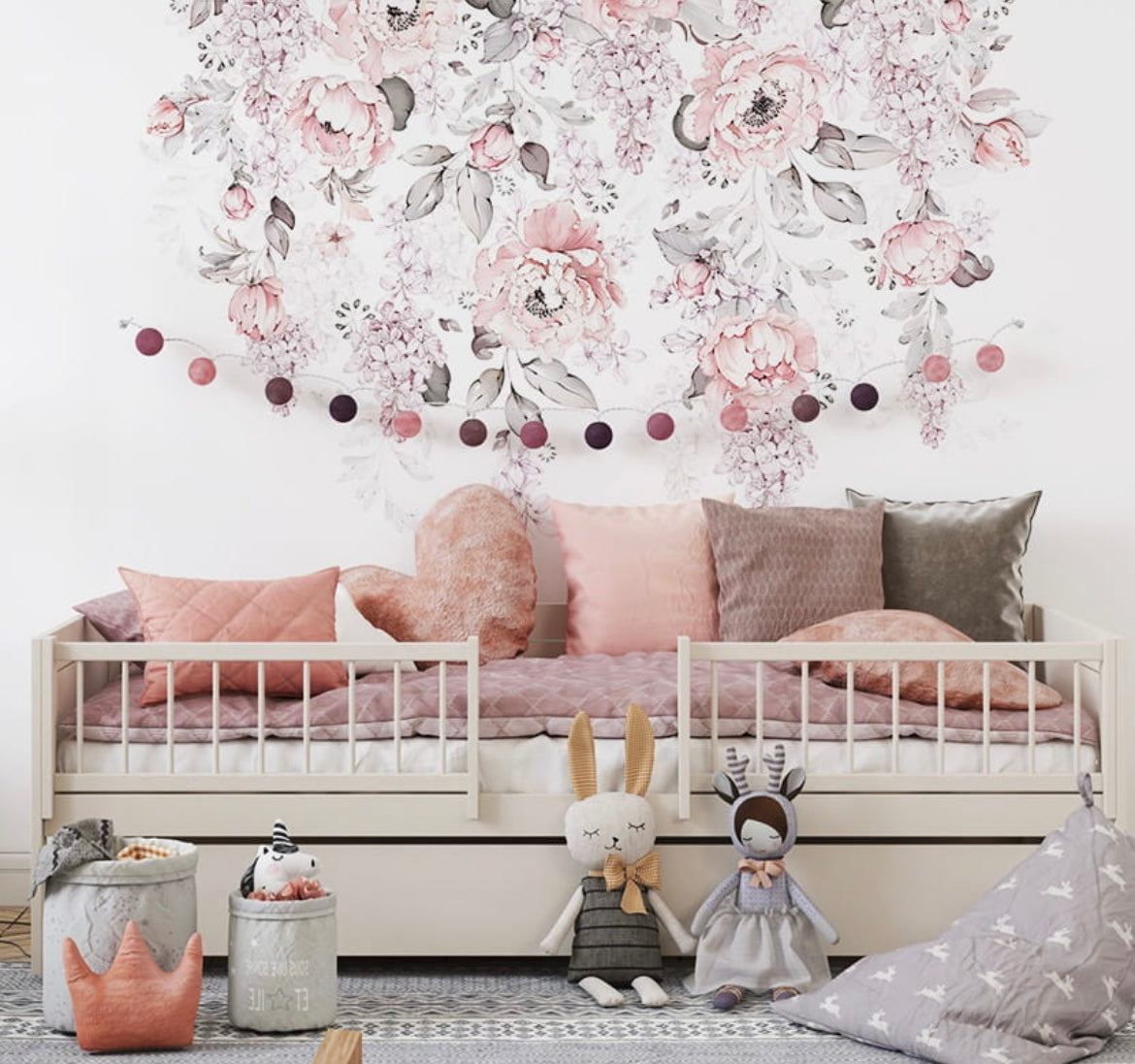 Wallsticker | Pink Peonies Bouquet